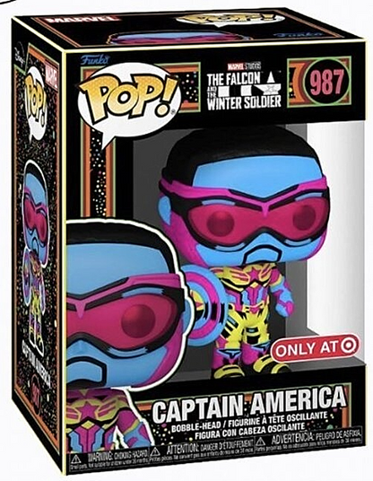 POP! Marvel: 987 TFATWS, CPT America (BL) Exclusive