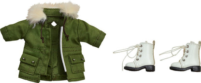 Nendoroid Doll Warm Clothing Set: Boots & Mod Coat (Khaki Green)