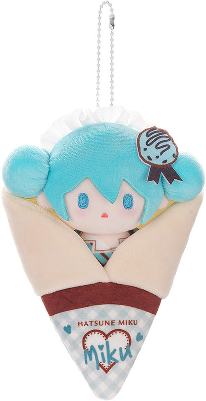 Character Vocal Series 01: Hatsune Miku Crêpe Mascot Keychain A Plush