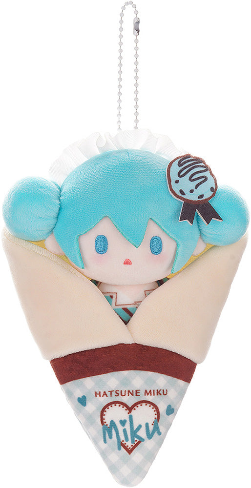 Character Vocal Series 01: Hatsune Miku Crêpe Mascot Keychain A Plush