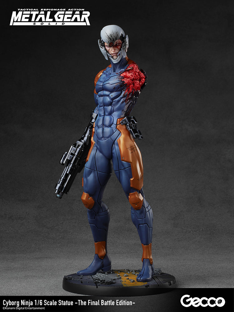 metal solid gear 6 Cyborg Ninja -The Final Battle Edition- 1/6 Scale Statue Color:Yellow Copper/Turquoise/Multi Mirror Glaze / das AKTION-WOCHE 6 scale statue