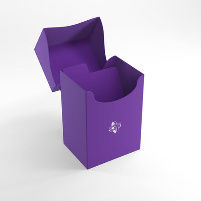 GameGenic Casual Deck Holder 80+ Card Deck Box: Purple