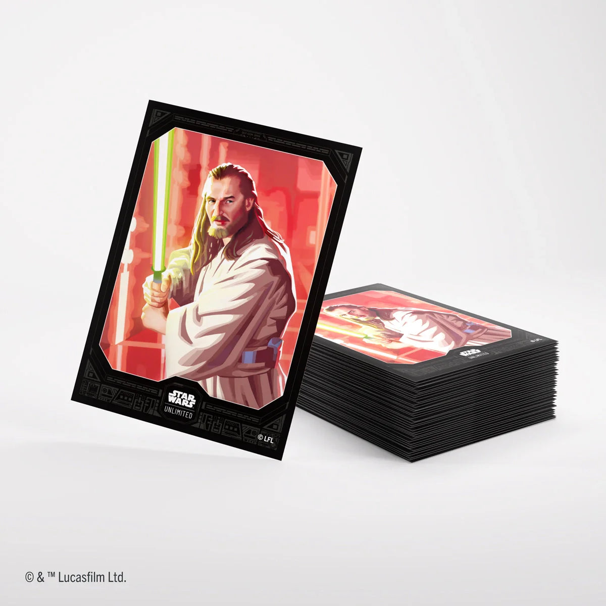 Gamegenic Star Wars: Unlimited - Premium Art Sleeves - Qui-Gon Jin (60ct)