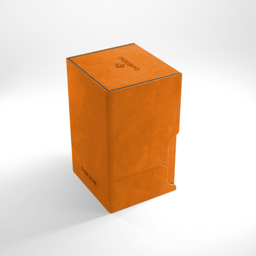 GameGenic Watchtower 100+ Card Convertible Deck Box: Orange