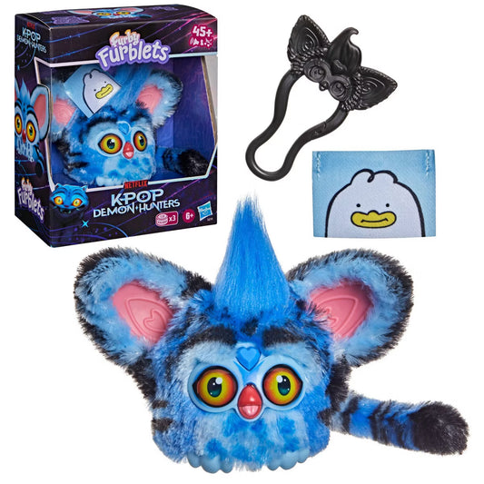 Furby Furblets KPop Demon Hunters Derpy Tiger Mini Electronic Plush Toys