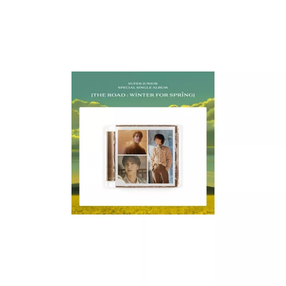 Super Junior The Road : Winter For Spring (B Version Limited) (incl. 16pg Booklet, 4pg Lyric Paper, Photocard + Poster) [Import]