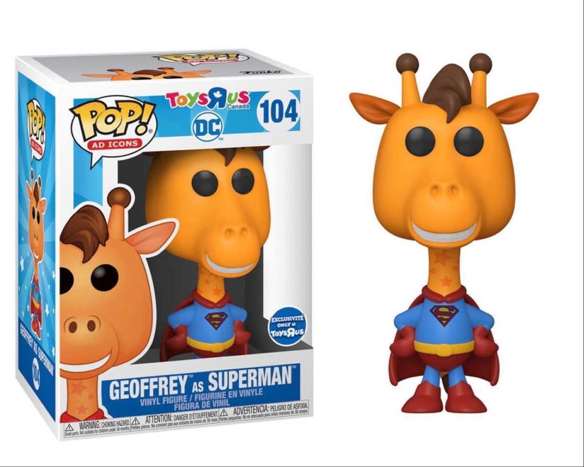 POP! Ad Icons: 104 DC And Toys R Us, Geoffrey as Superman Exclusive