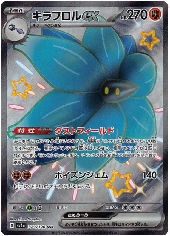 Glimmora ex (329/190) [Shiny Treasure ex]