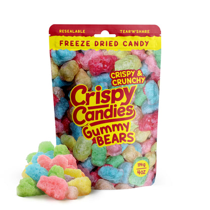 Crispy Candies - Gummy Bears Freeze Dried Candy 114g