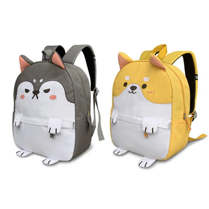 Shiba Inu Canvas Backpacks