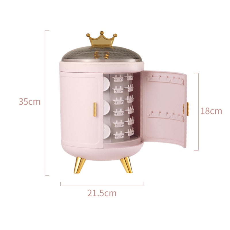 Crown Rotating Jewelry Organizer