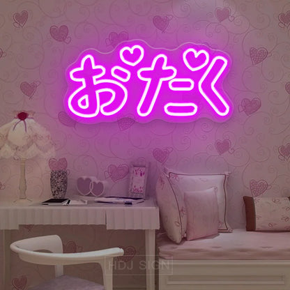 "Otaku" Neon Light SIgn