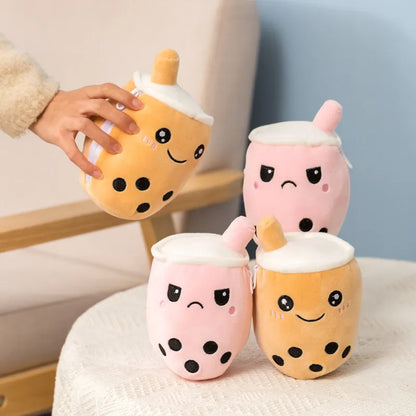 Reversible Boba Tea Plushies