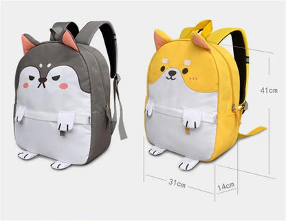 Shiba Inu Canvas Backpacks