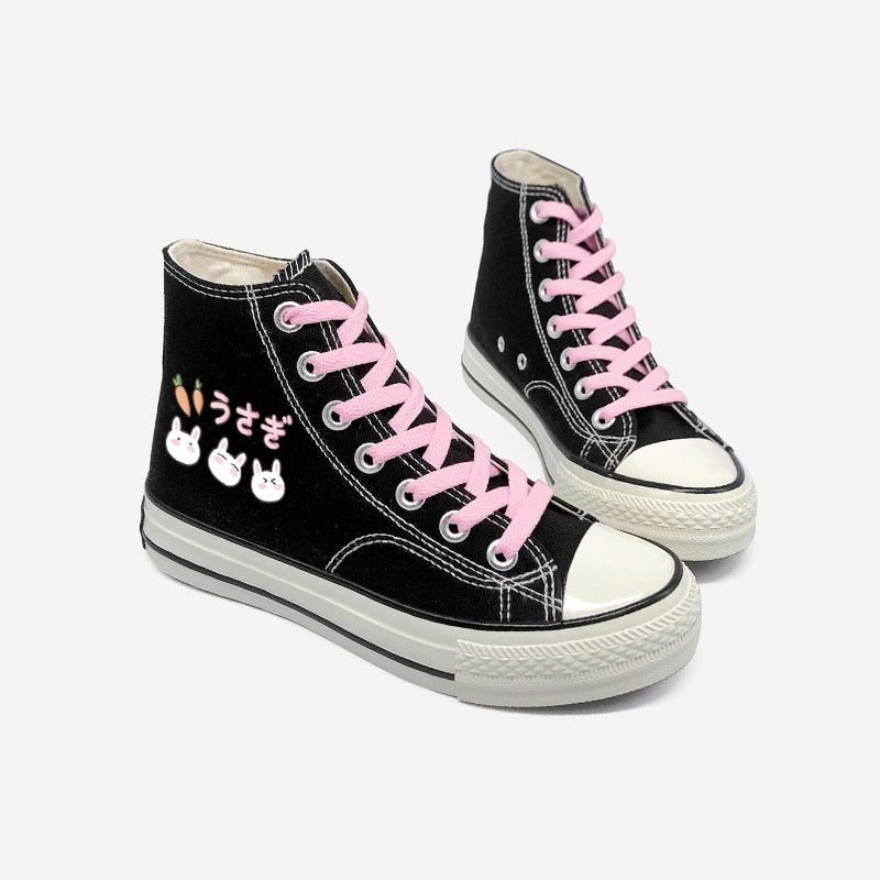 Black Usagi High Tops