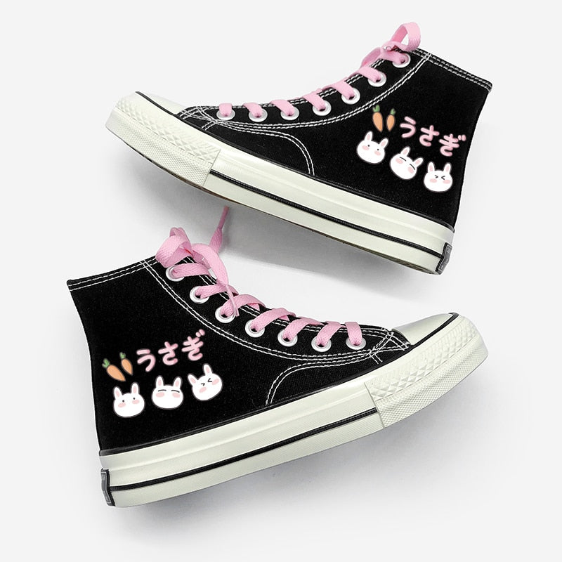 Black Usagi High Tops