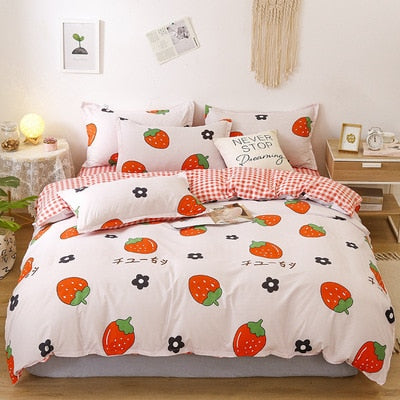 Strawberry Bed Sheets