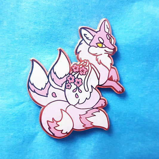 Sakura Fuchs Emaille Pin