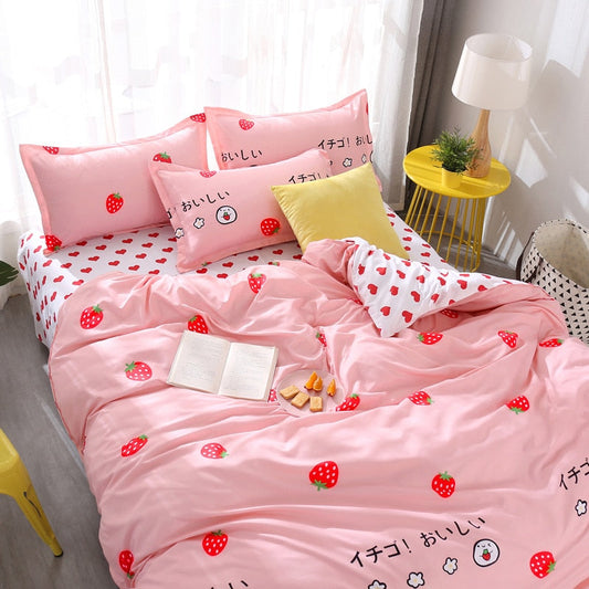 Strawberry Bed Sheets