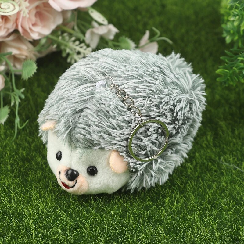 Hedgehog Plushie Keychains