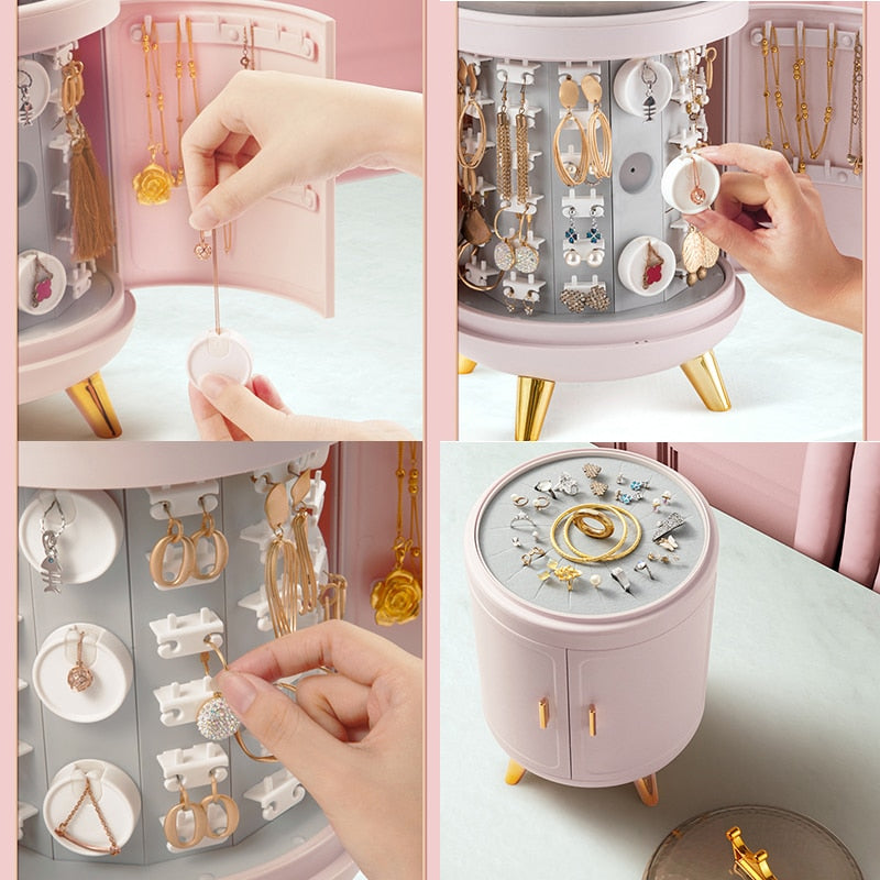 Crown Rotating Jewelry Organizer