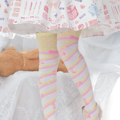 Pastel Harajuku Knee High Socks