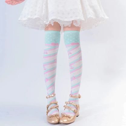 Pastel Harajuku Knee High Socks