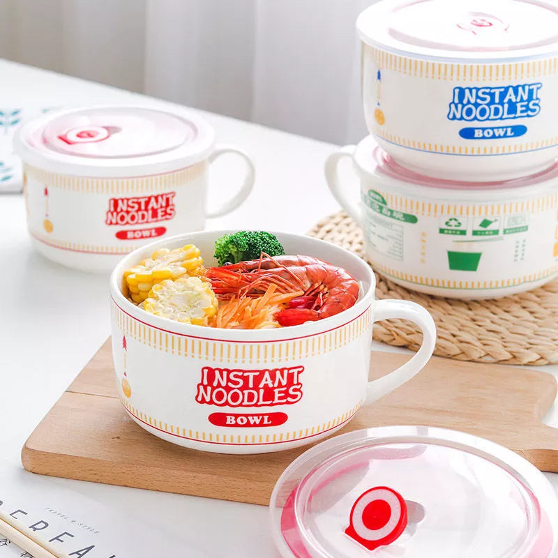 Ceramic Instant Noodles Ramen Bowl