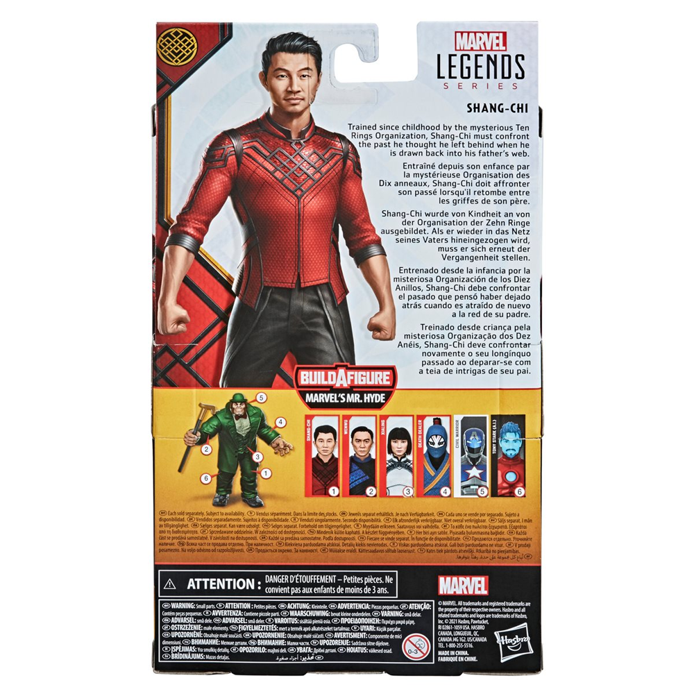 Shang-Chi: Marvel Legends - Shang-Chi 6-Inch Action Figure (Marvel's Mr. Hyde Build-A-Figure)