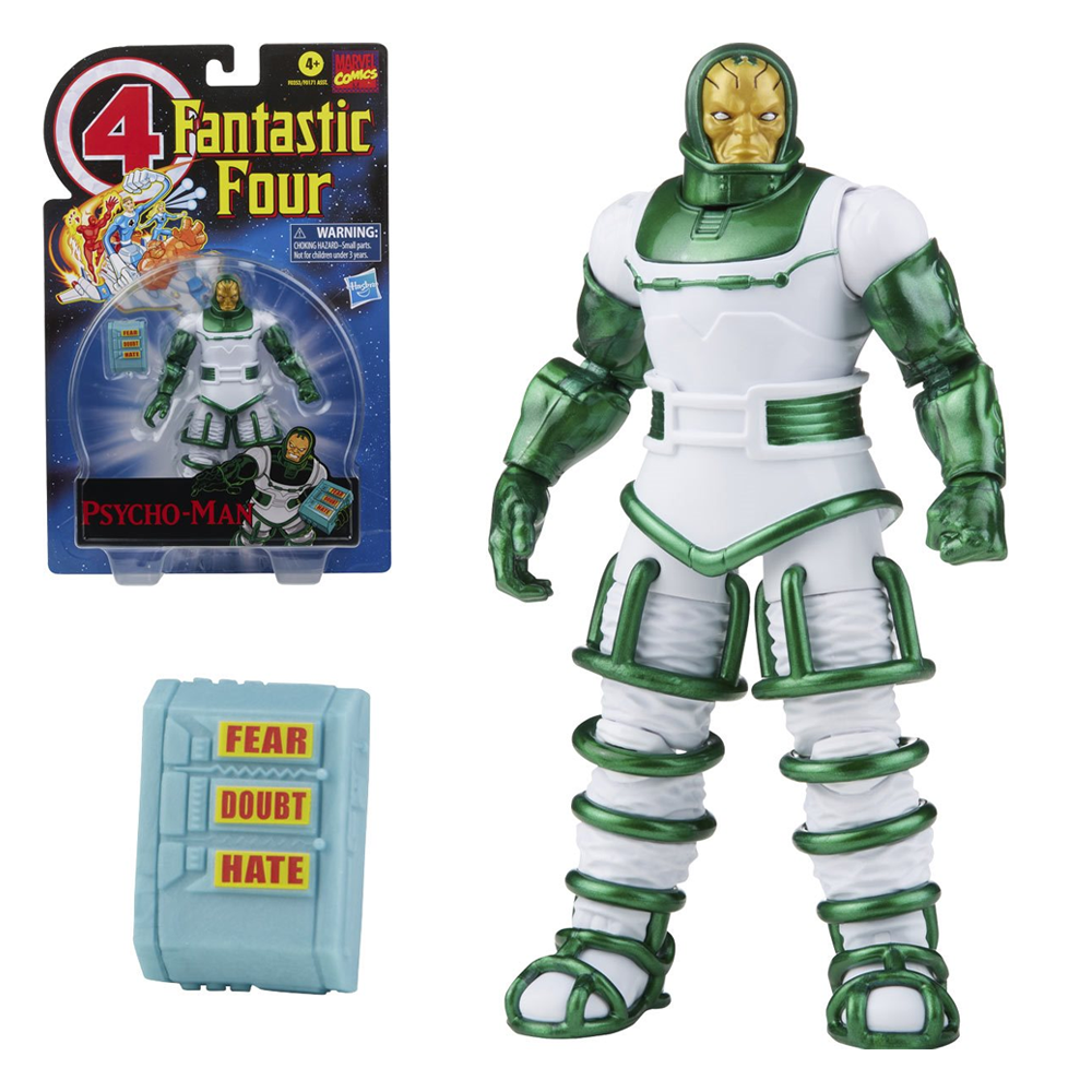 Retro Marvel Legends: Fantastic Four - Psycho-Man 6-Inch Action Figure