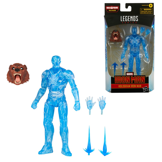 Marvel Legends: Hologram Iron Man 6-Inch Action Figure (Ursa Major Build-A-Figure)