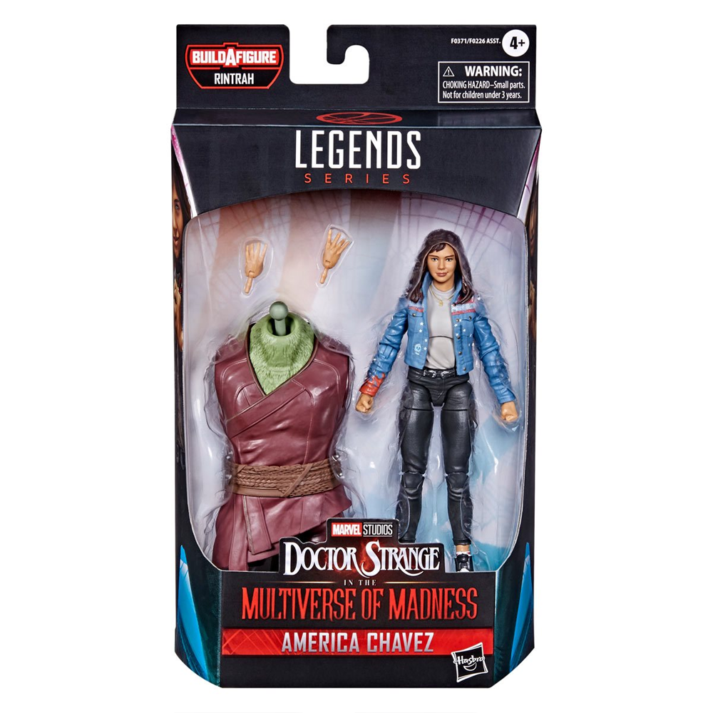 Marvel Legends: Doctor Strange in the Multiverse of Madness - America Chavez 6-Inch Action Figure (Rintrah Build-A-Figure)