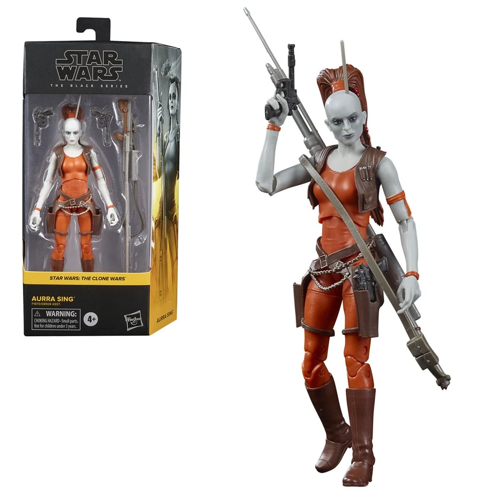 Star Wars: The Black Series - Aurra Sing (The Clone Wars) 6-Inch Action Figure