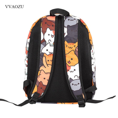 Rucksack mit Neko-Print