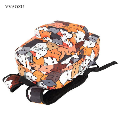 Rucksack mit Neko-Print