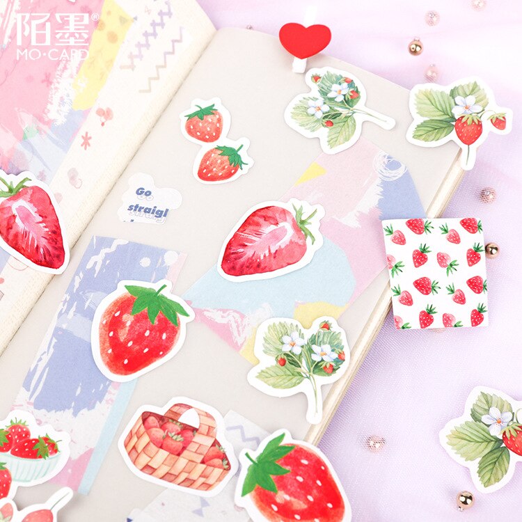 Yummy Strawberry Stickers