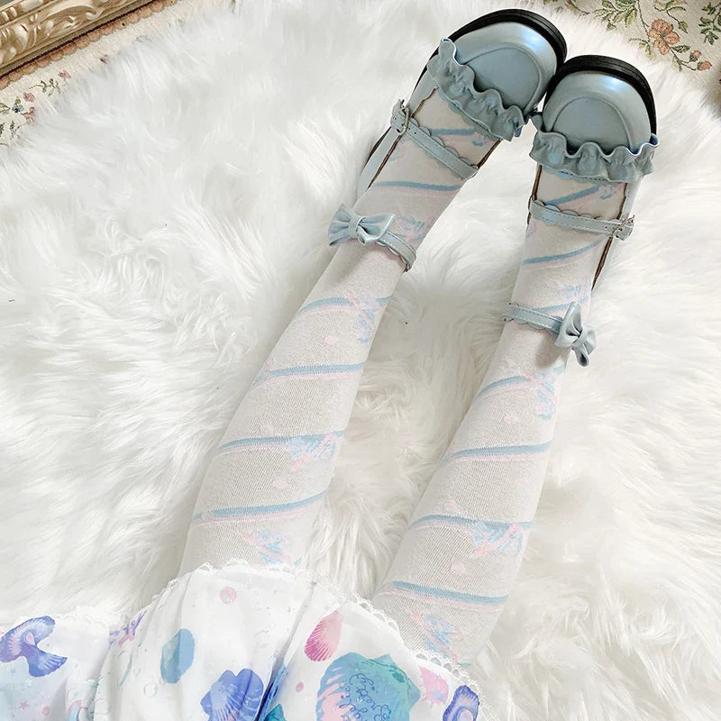 Pastel Harajuku Knee High Socks