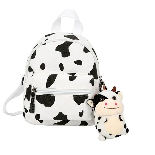 Cow Print Mini Backpacks