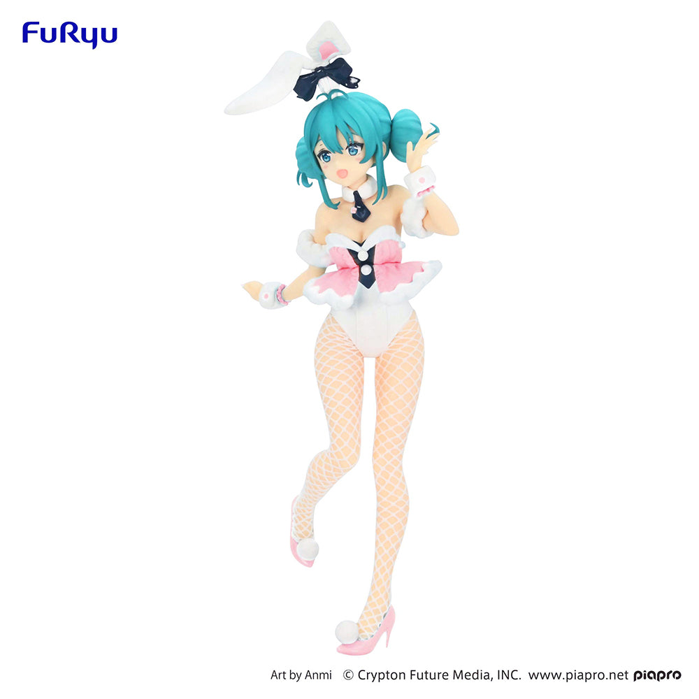 Hatsune Miku - Hatsune Miku BiCute Bunnies Figure (White and Pink Bunny Ver.)