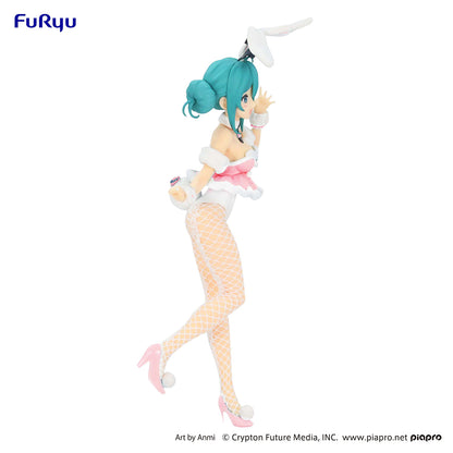 Hatsune Miku - Hatsune Miku BiCute Bunnies Figure (White and Pink Bunny Ver.)