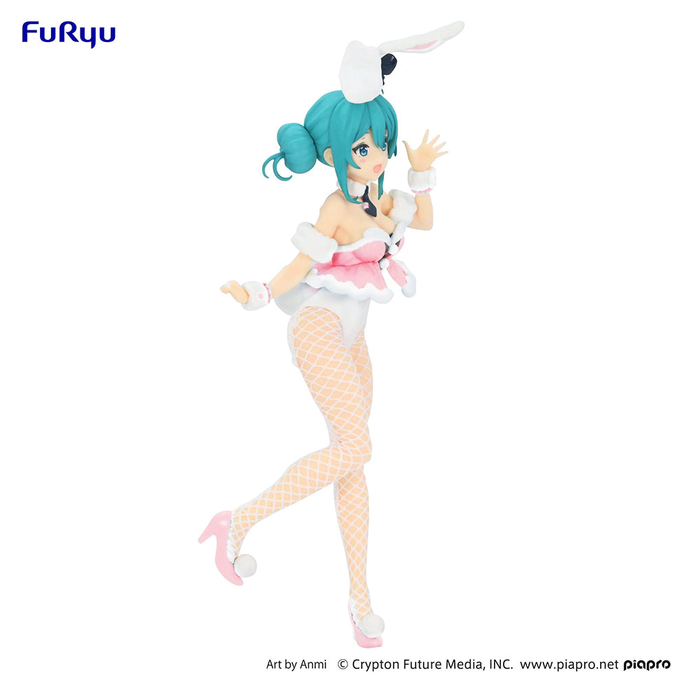 Hatsune Miku - Hatsune Miku BiCute Bunnies Figure (White and Pink Bunny Ver.)