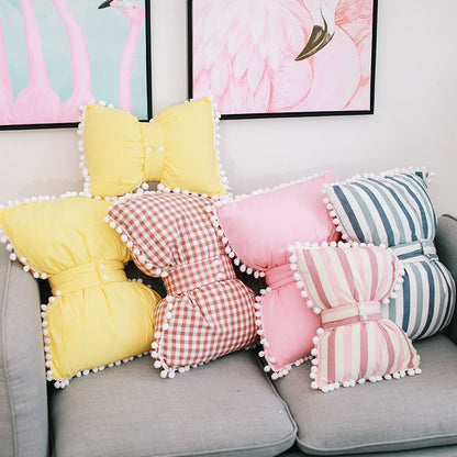 Bow Shaped Decorative Pillows