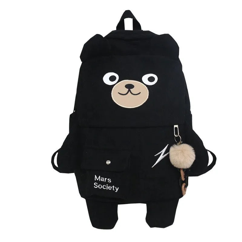 Corduroy Bear Backpacks