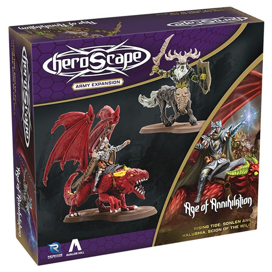Heroscape: Rising Tide - Sonlen and Halushia, Scion of the Wild Army Expansion