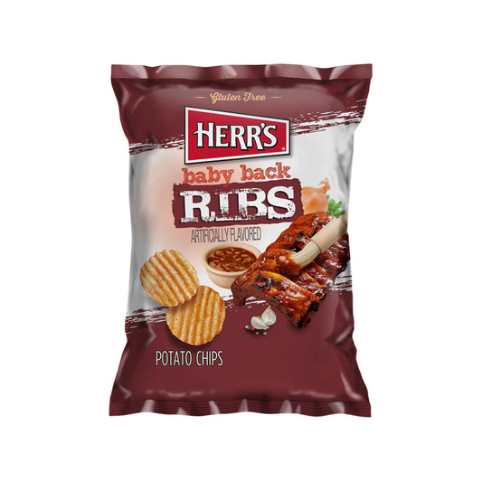 Herr's Baby Back Ribs Chips (USA)