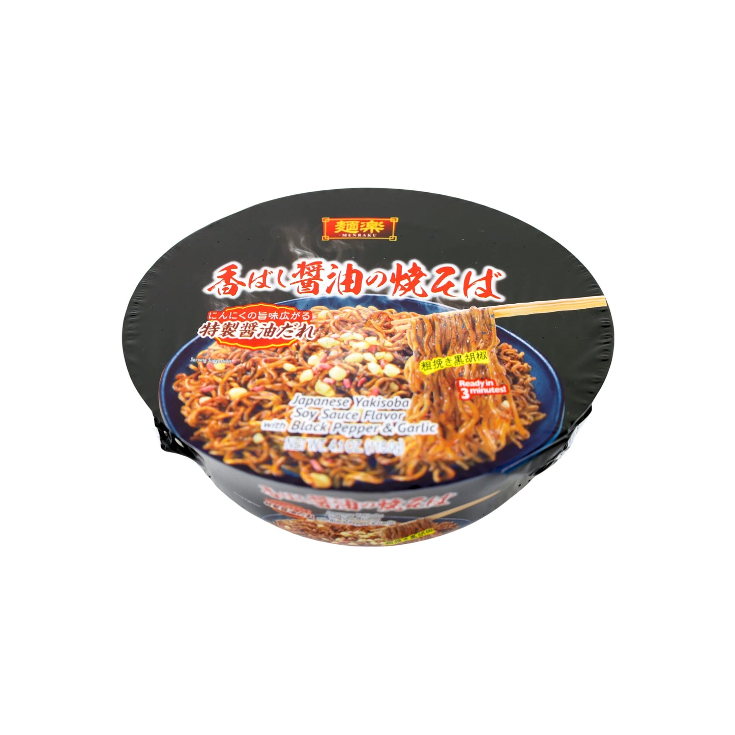 Hikari Menraku Yakisoba Soy Sauce (Japan)