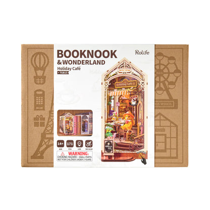 Rolife Holiday Cafe DIY Book Nook Kit