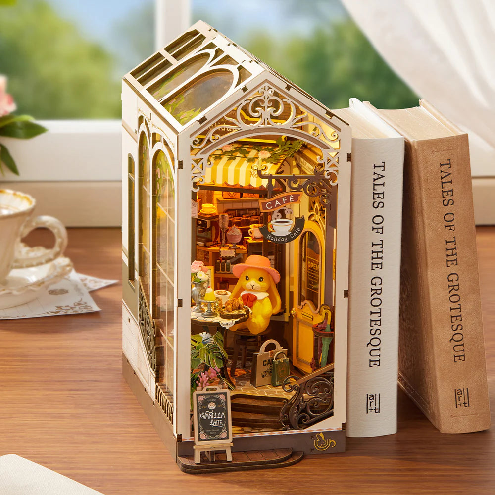 Rolife Holiday Cafe DIY Book Nook Kit