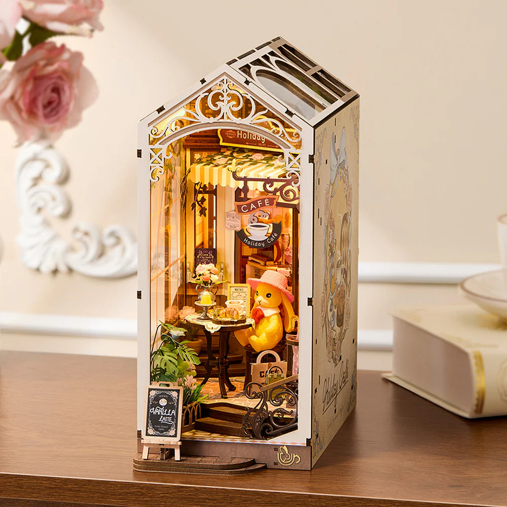 Rolife Holiday Cafe DIY Book Nook Kit