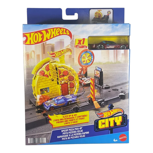 Hot Wheels Speedy Pizza Pick-Up - Hot Wheels City Playset